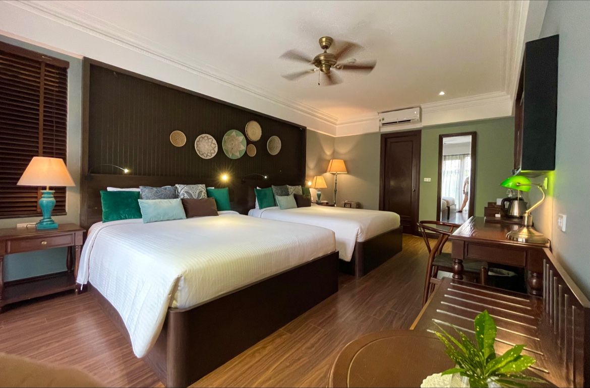 AIRA Boutique Hoi An Hotel pool and grounds in An Bang Beach