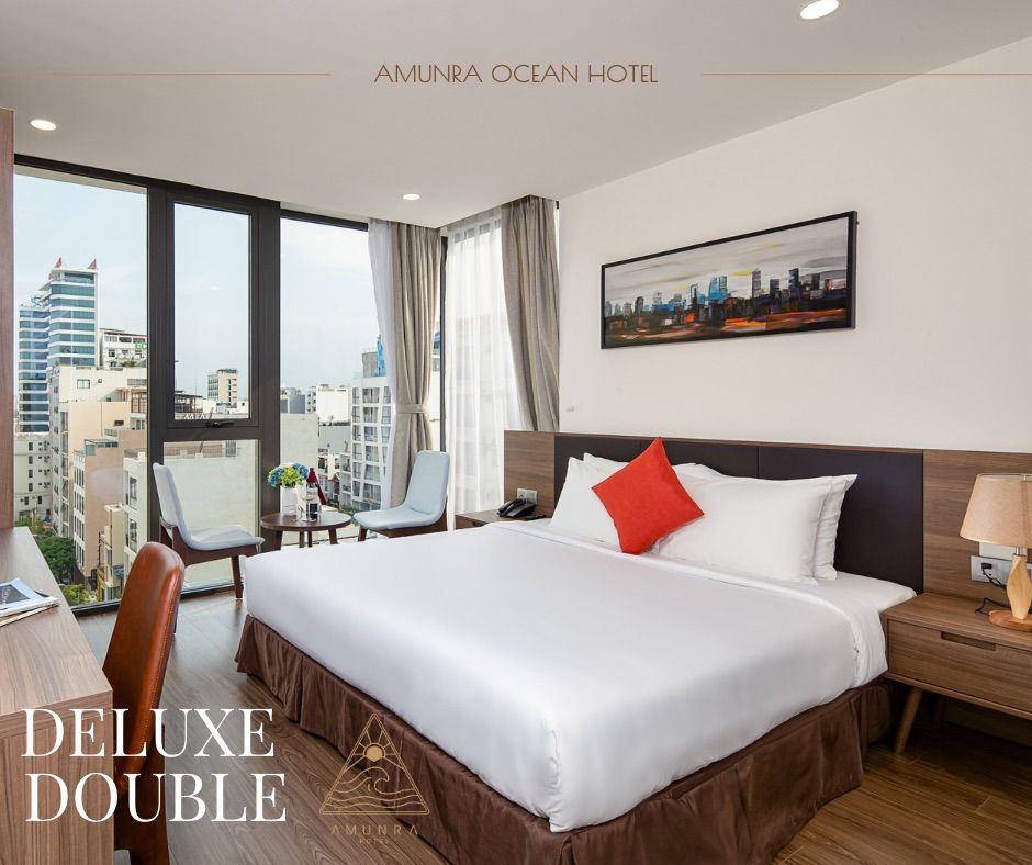 Amunra Ocean Hotel pool and grounds in An Thuong