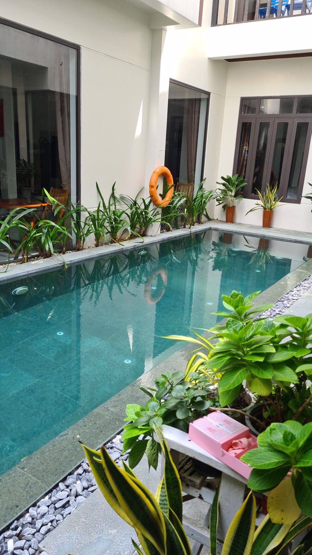 An Bang Beach Dolphin Homestay room interior in An Bang Beach