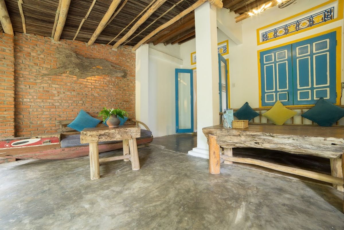An Bang Beach Hideaway Homestay room interior in An Bang Beach