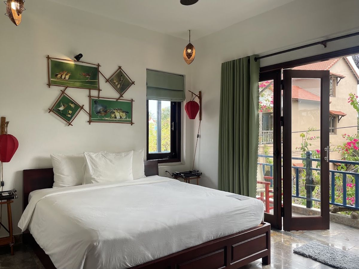 An Bang Beach Homestay Morning Glory room interior in An Bang Beach