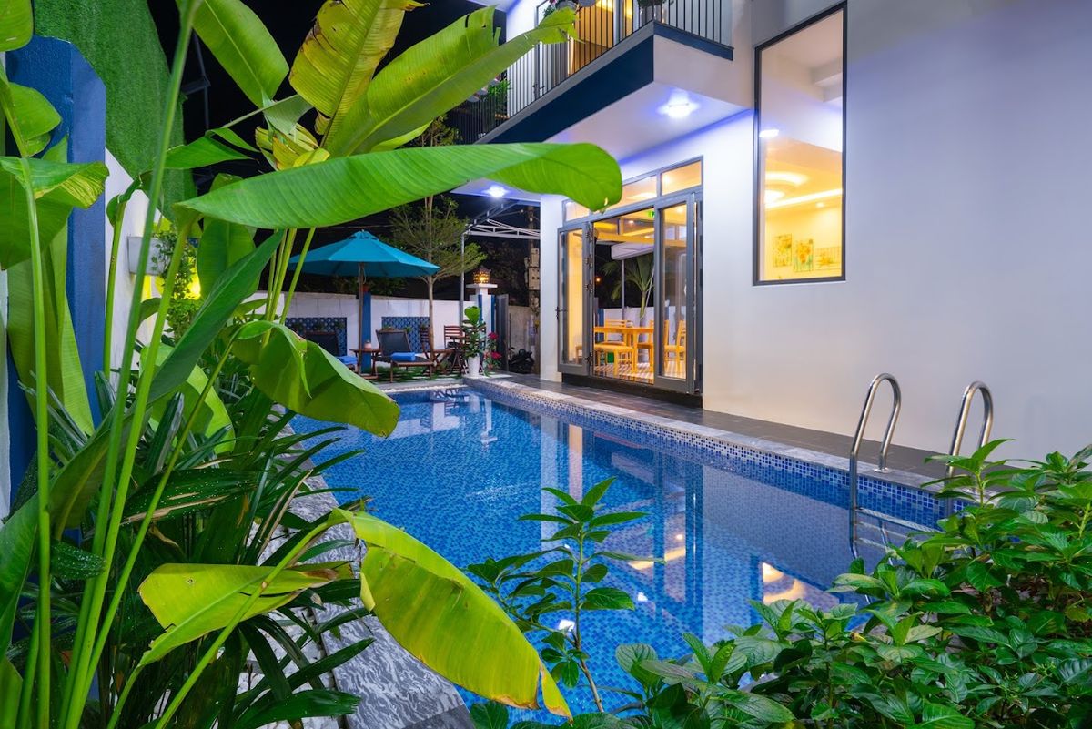 An Bang MQ Villa room interior in Hoi An Old Town