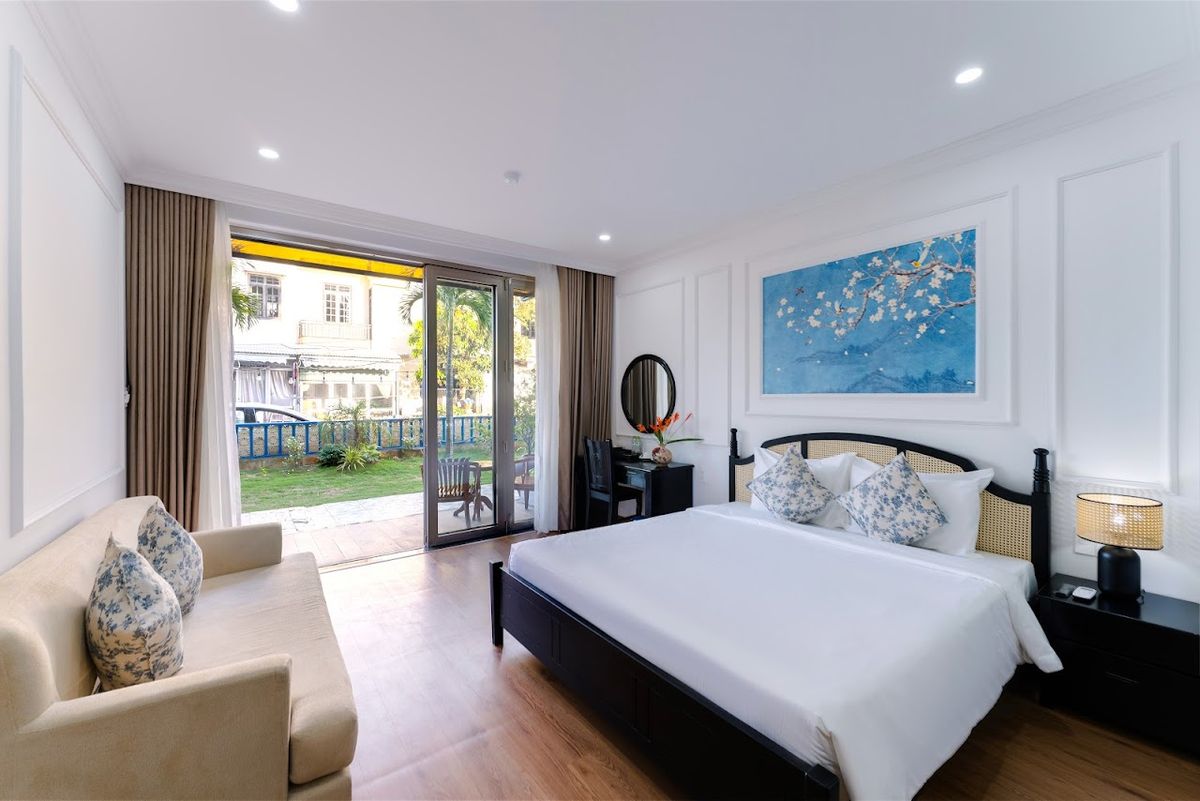 Ancient Beach Boutique & Spa Hội An pool and grounds in Cua Dai