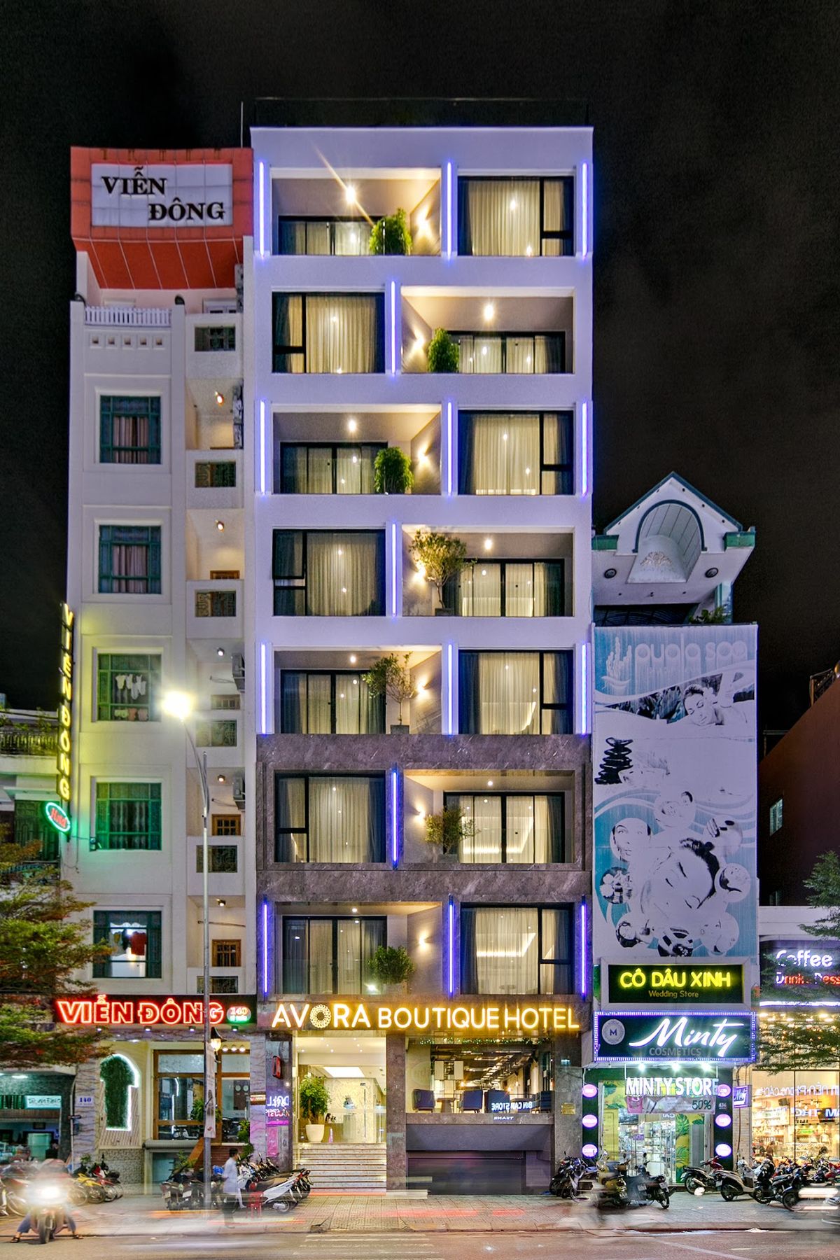 AVORA Boutique Hotel exterior in Da Nang City Centre