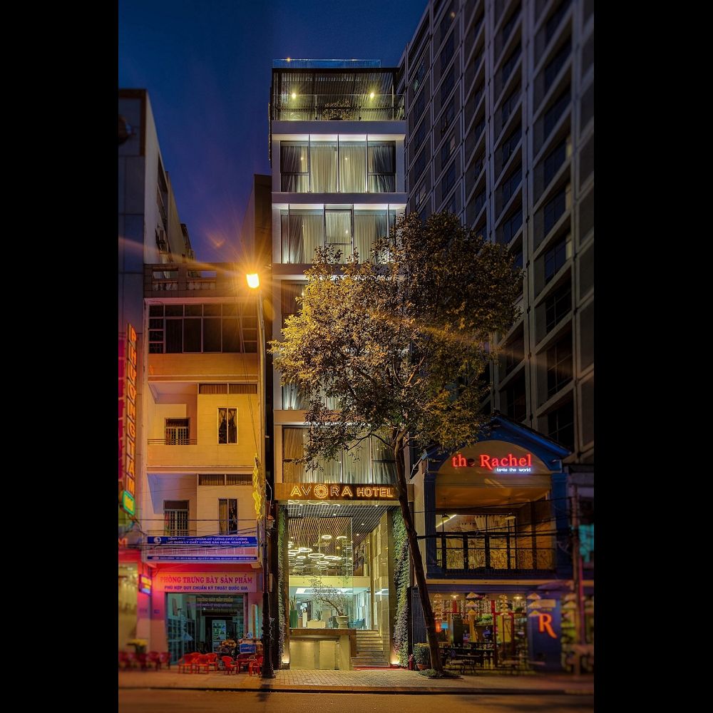 Avora Hotel exterior in Da Nang City Centre