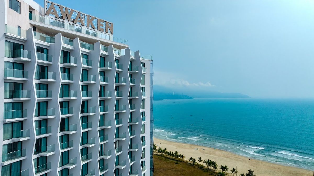 Awaken Danang Hotel exterior in Da Nang City Centre