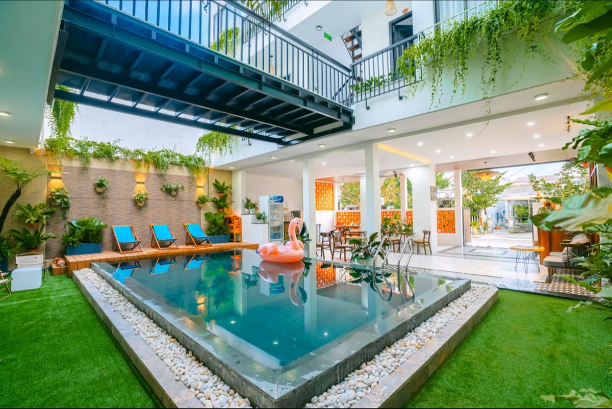Beach Palm Villa exterior in Cua Dai