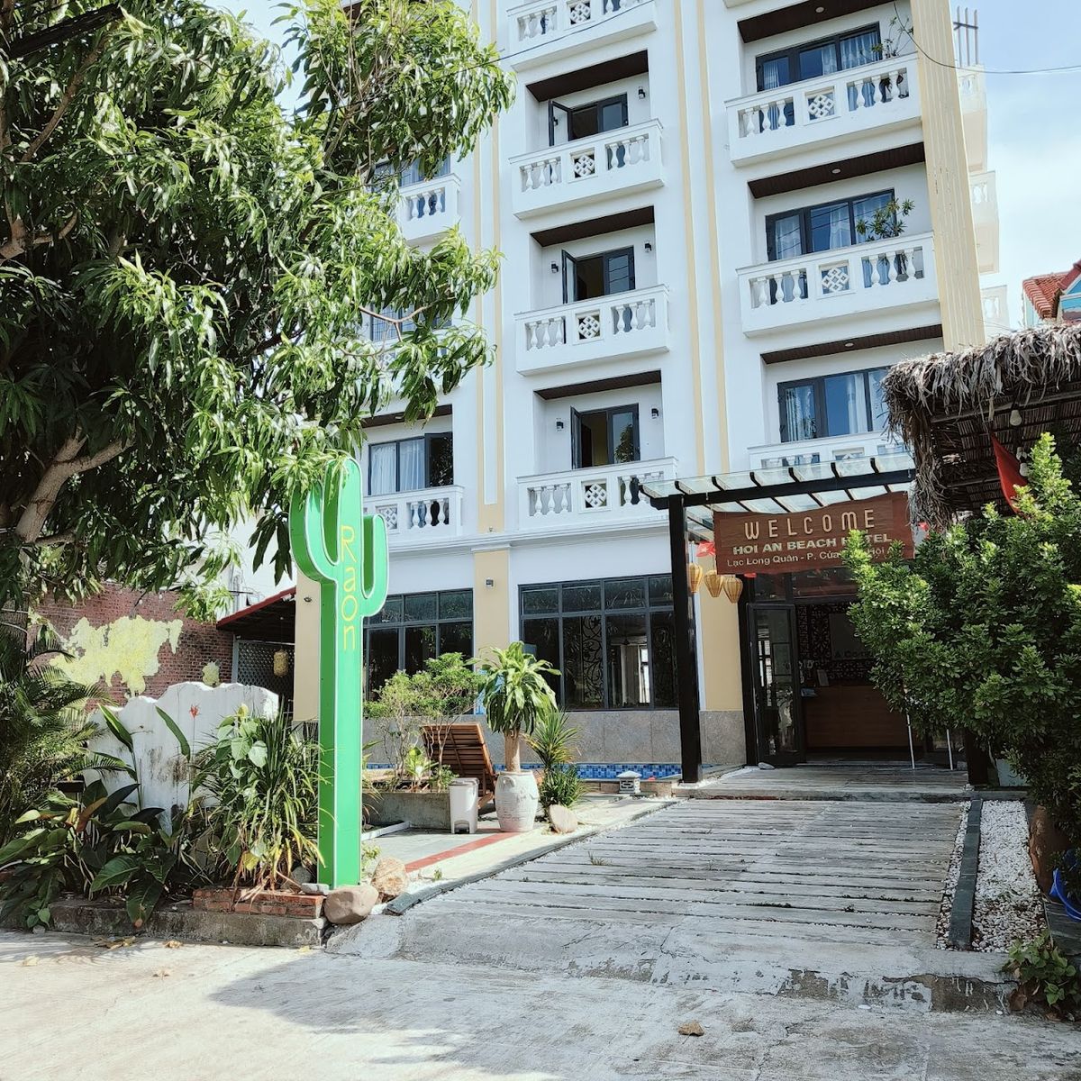 Beachfront Hotel Hoi An exterior in Cua Dai