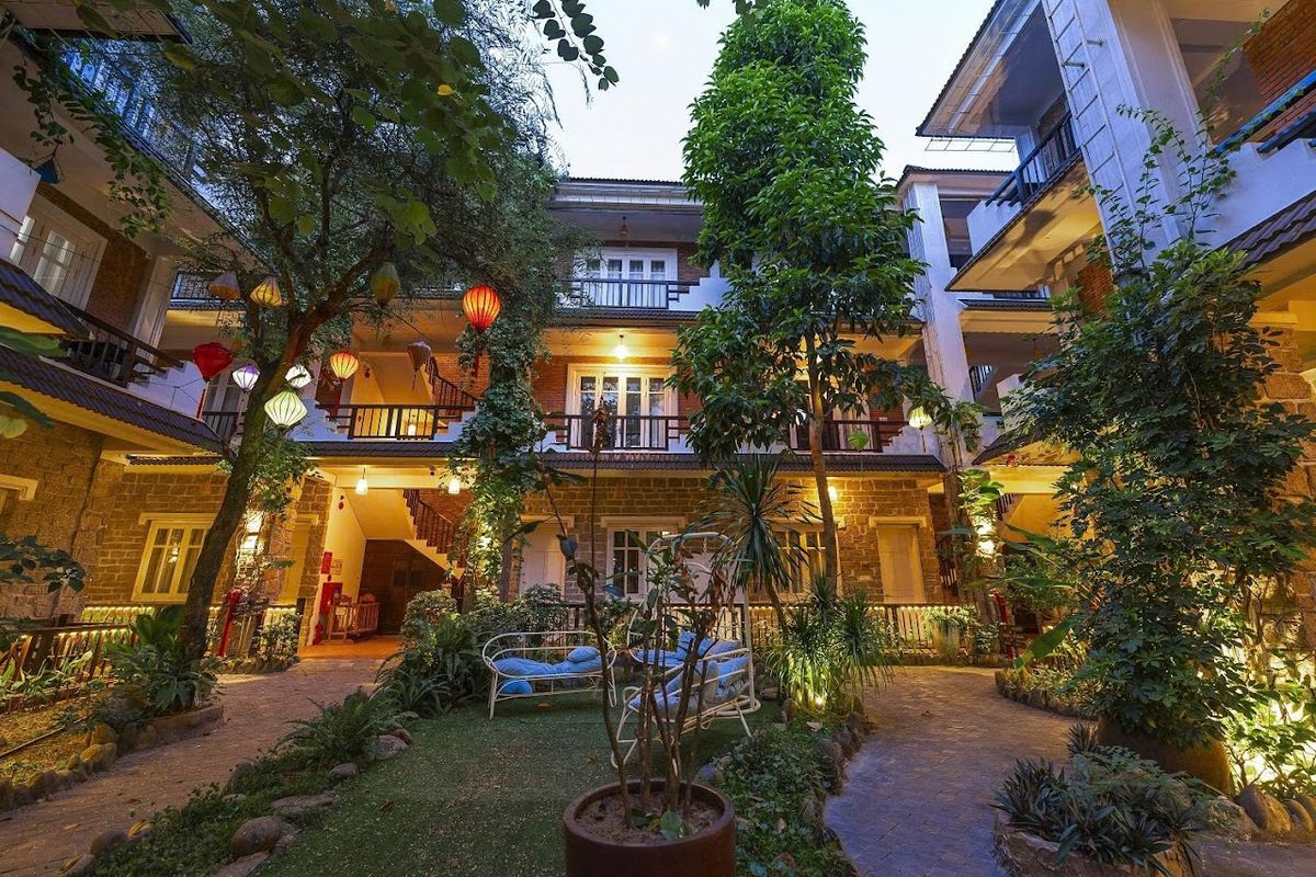 Blooms Boutique Village exterior in Hoi An Old Town