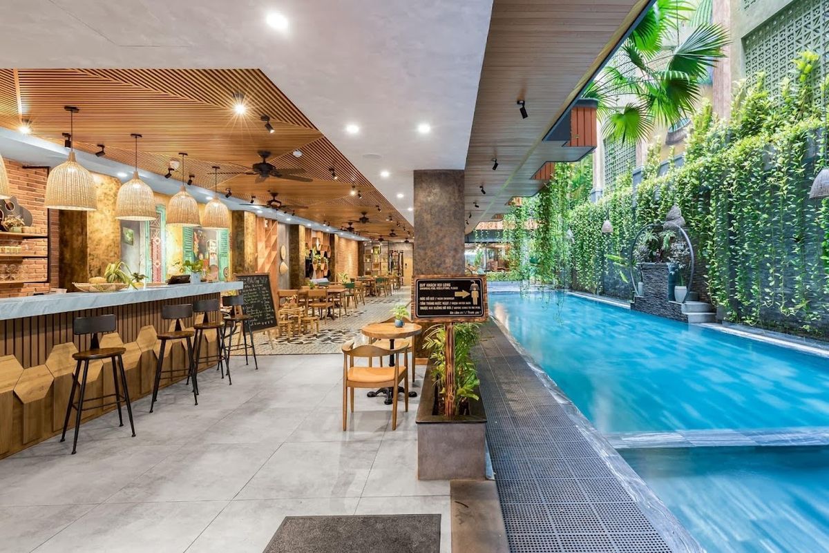 Chi House Danang room interior in My Khe Beach