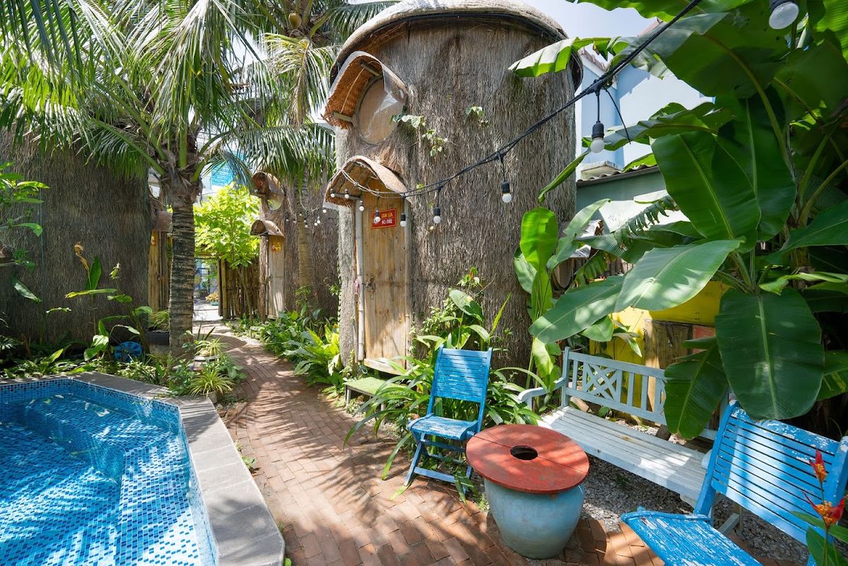 Cocohut Hoi An Homestay room interior in Cua Dai