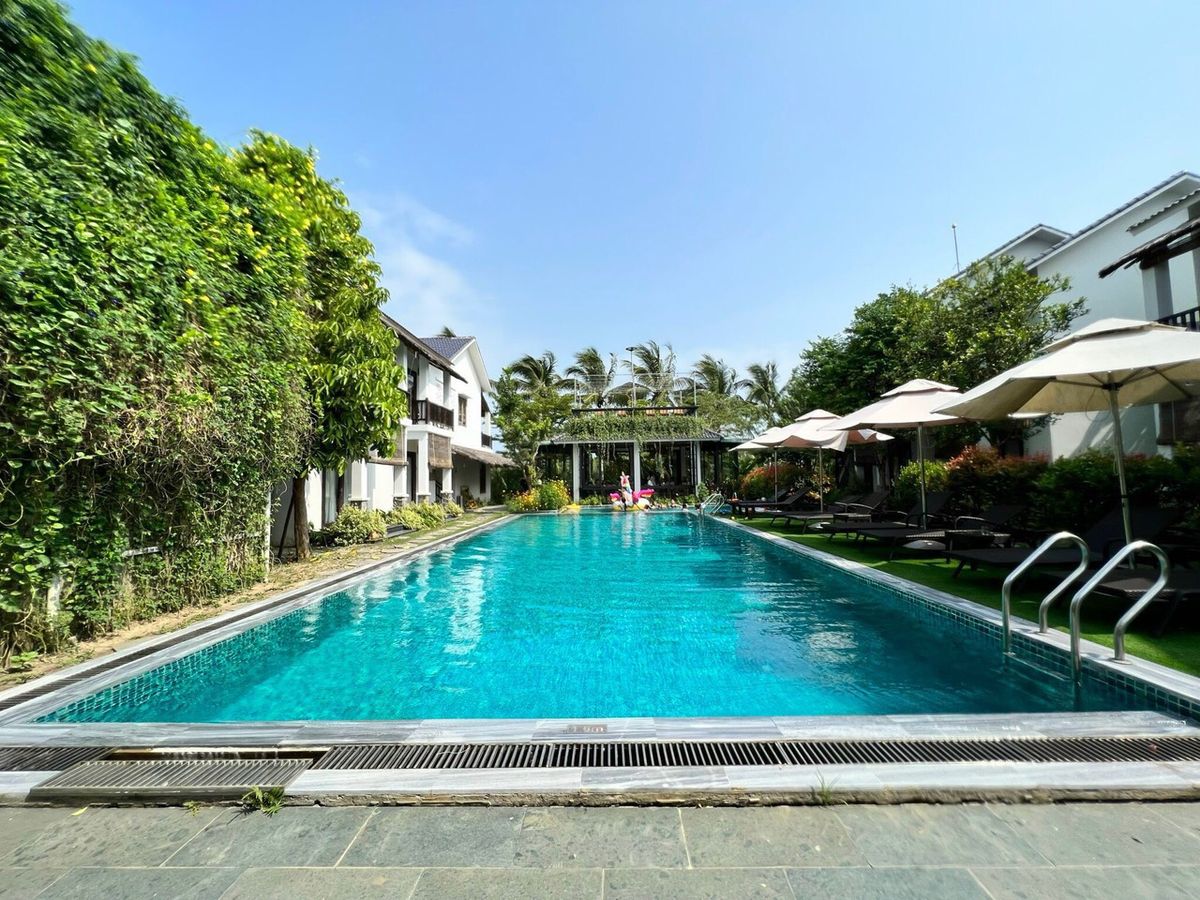 Cocoon Villa room interior in Cua Dai