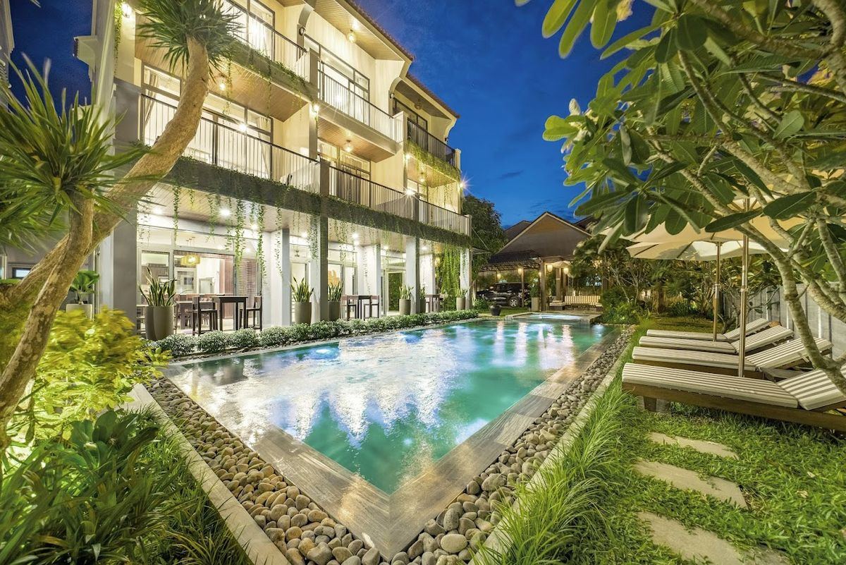 Dai An Phu Villa exterior in An Bang Beach