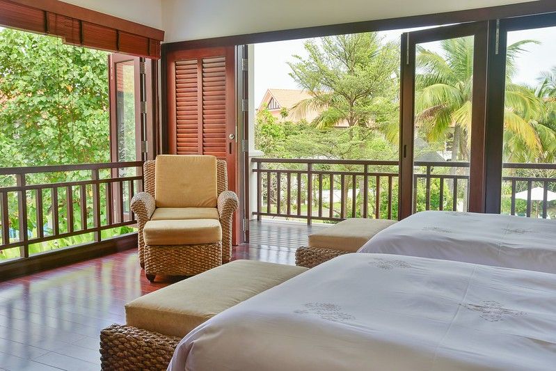 Furama Villas Danang pool and grounds in Da Nang City Centre