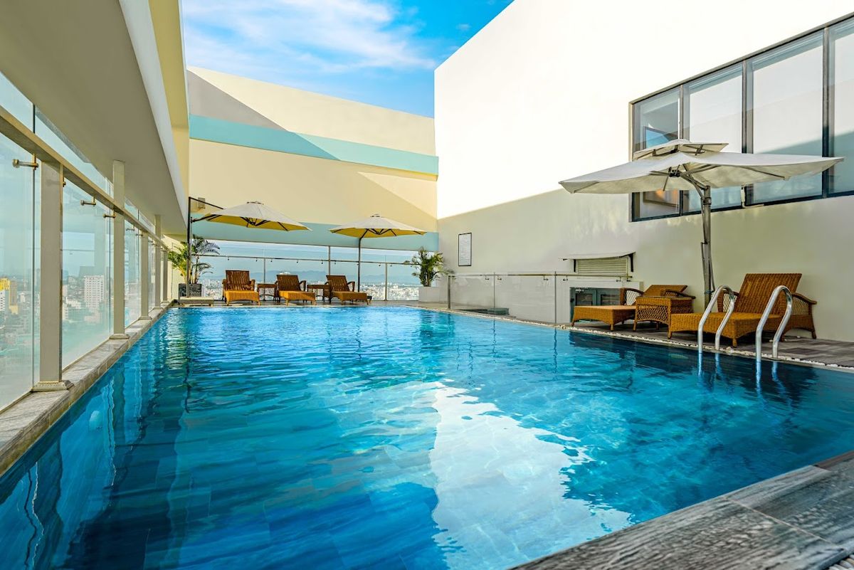 G8 Luxury Hotel room interior in Da Nang City Centre