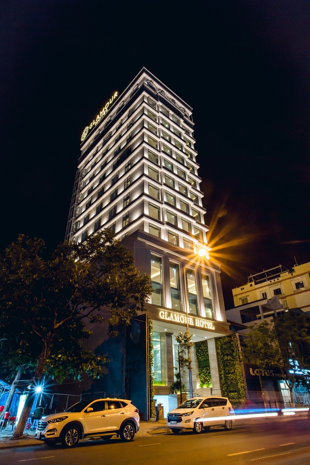 Glamour Hotel exterior in Da Nang City Centre