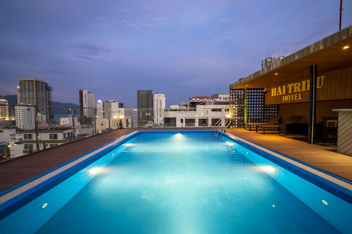 Hải Triều Hotel Đà Nẵng room interior in Son Tra
