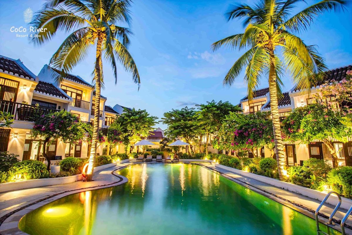 Hoi An Coco River Resort & Spa exterior in Hoi An Old Town