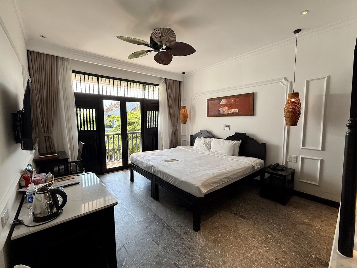 Hoi An Coco River Resort & Spa pool and grounds in Hoi An Old Town