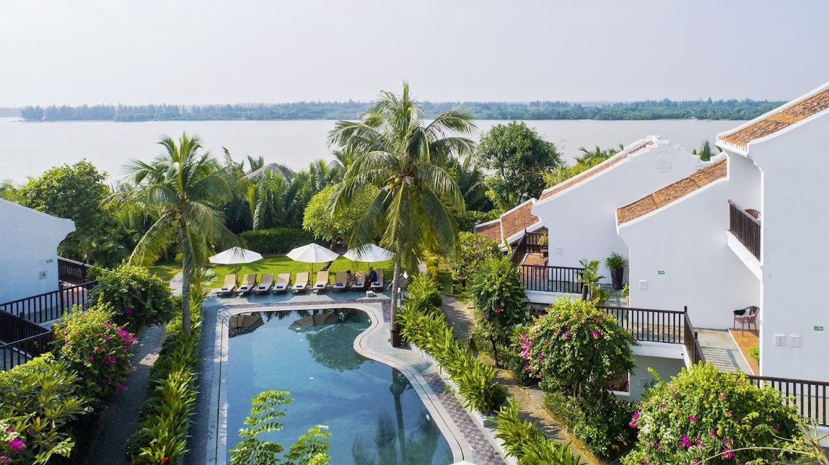 Hoi An Coco River Resort & Spa room interior in Hoi An Old Town