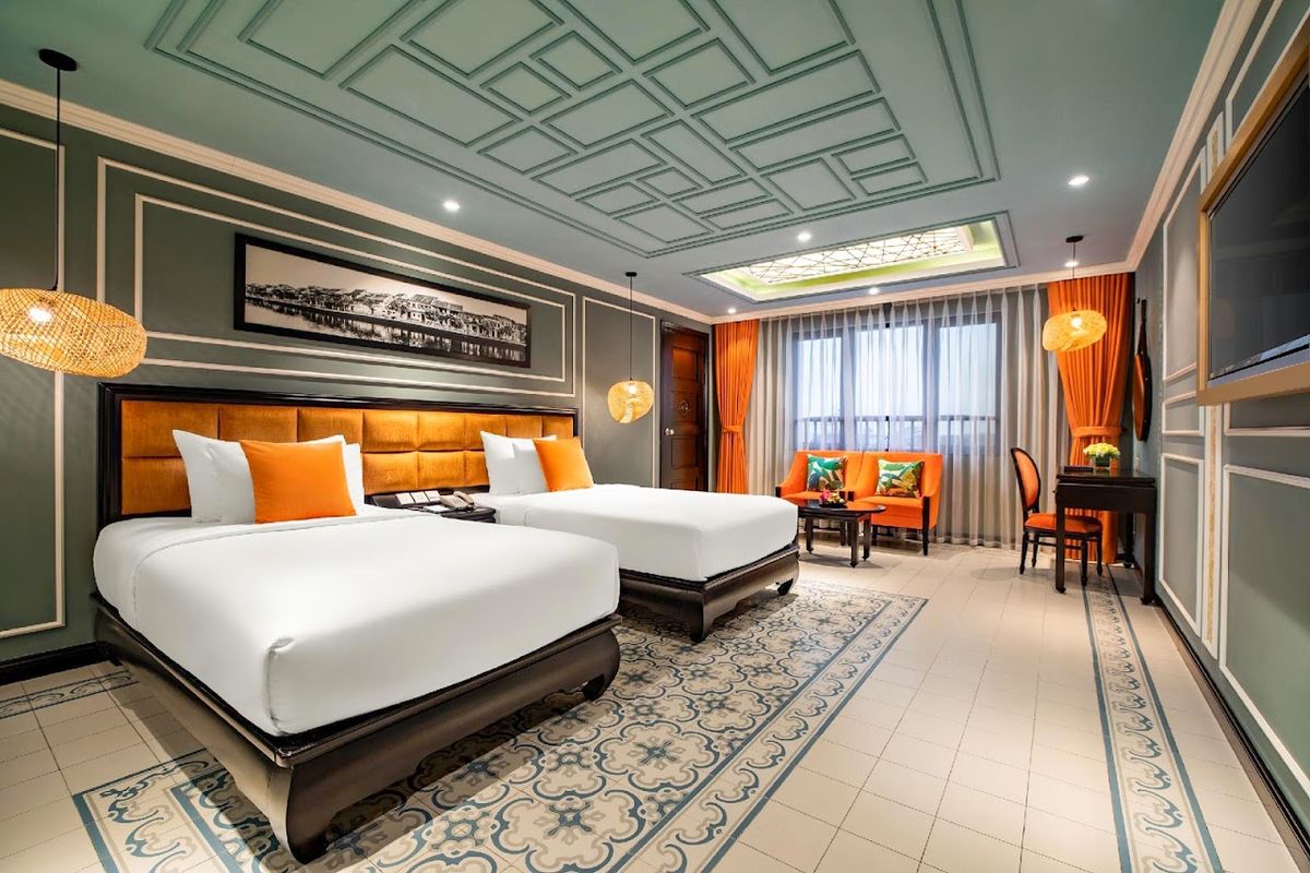 Hoi An Silk Marina Resort & Spa pool and grounds in An Bang Beach