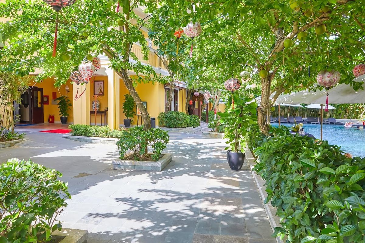 Hoian Central Boutique Hotel & Spa exterior in Hoi An Old Town