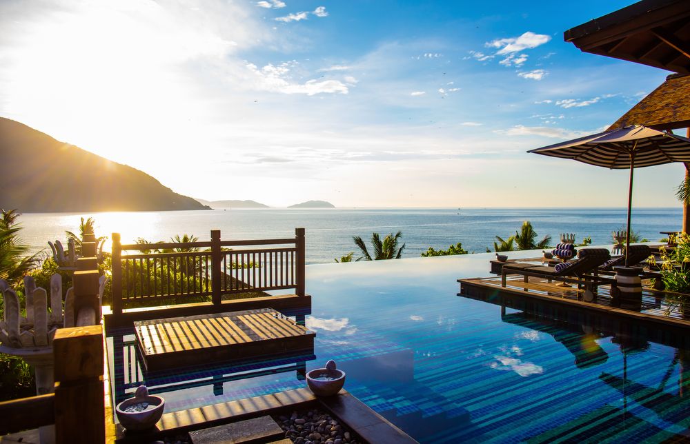 InterContinental Danang Sun Peninsula Resort room interior in Son Tra