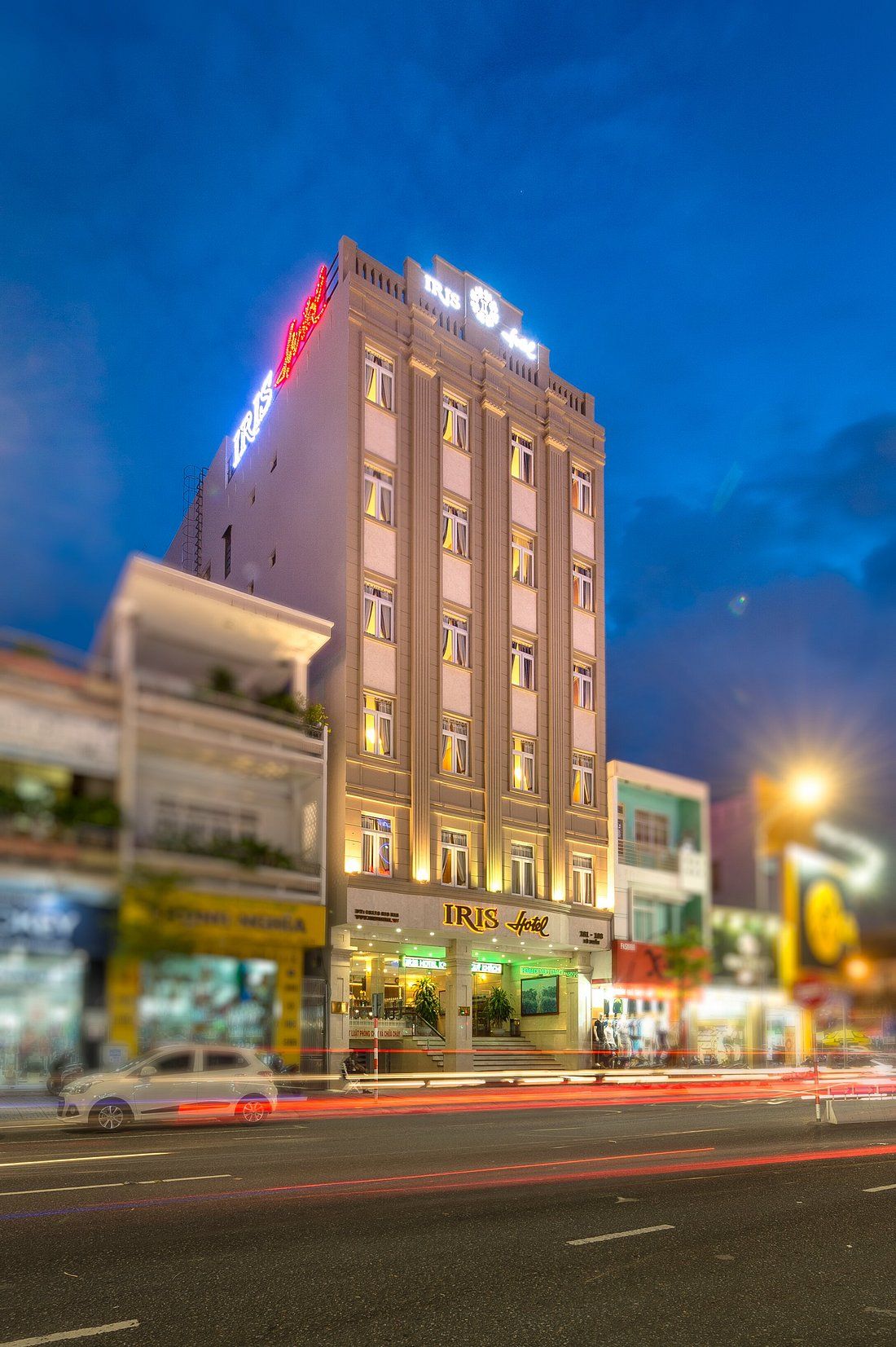Iris Hotel exterior in Da Nang City Centre