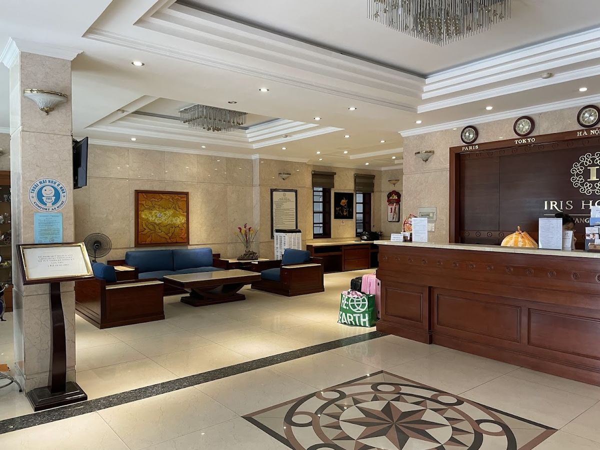 Iris Hotel room interior in Da Nang City Centre