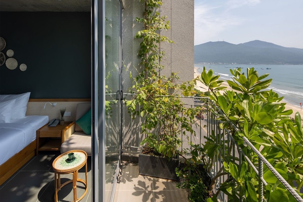 Leaf Hotel Danang exterior in Son Tra