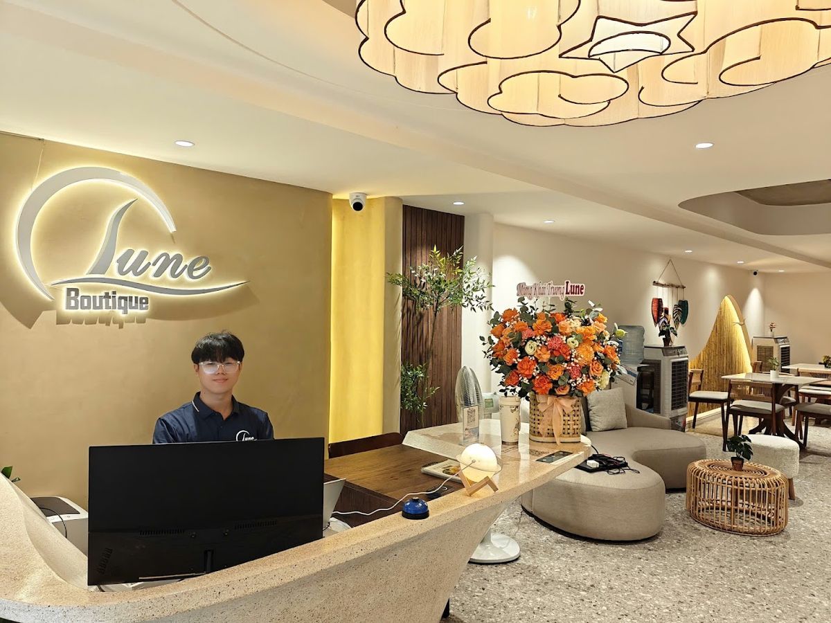 LUNE BOUTIQUE room interior in My Khe Beach
