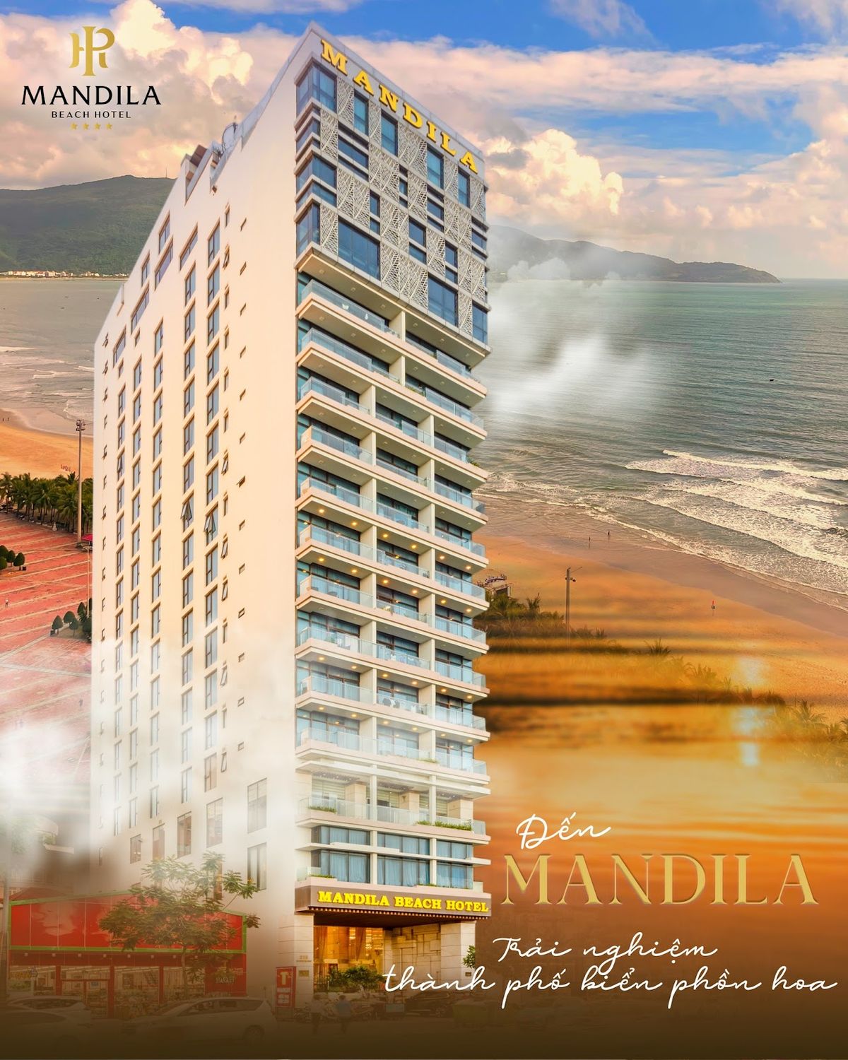 Mandila Beach Hotel exterior in My Khe Beach