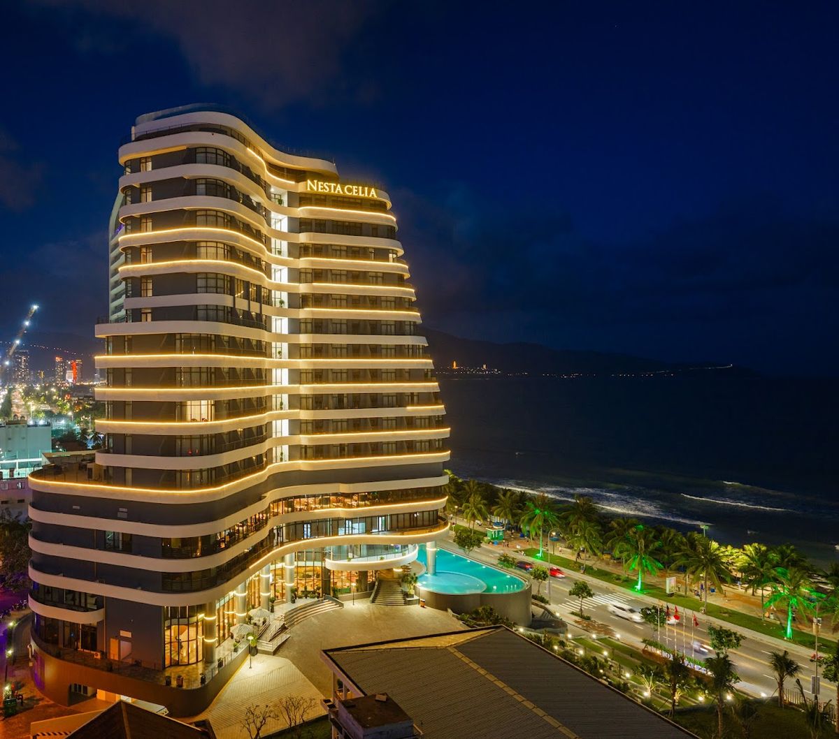 Nesta Celia Danang Hotel exterior in My Khe Beach