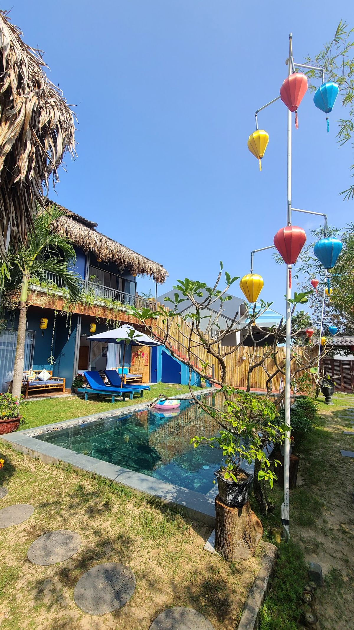 Ngọc An Bàng Villa exterior in An Bang Beach