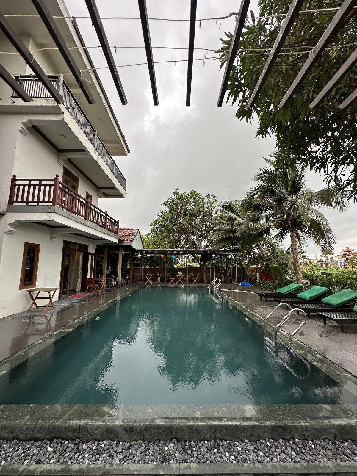 Osaka Riverside Hotel exterior in Hoi An Old Town