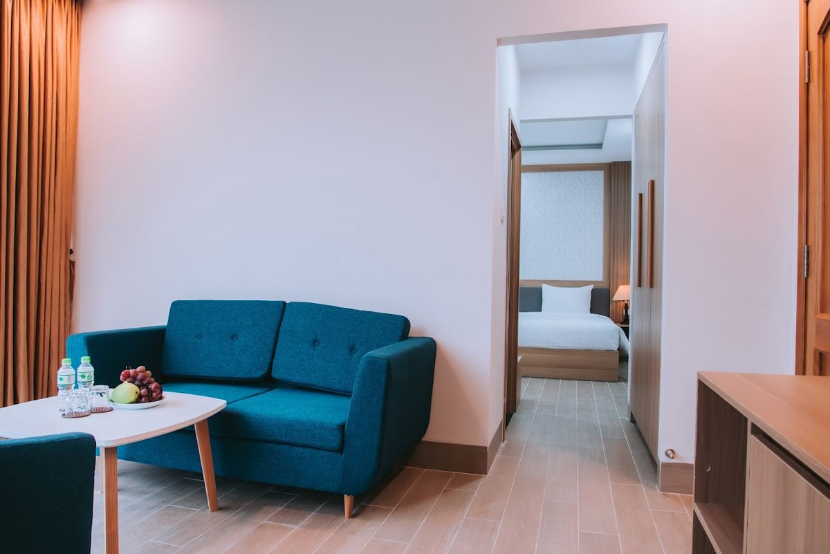 OYO 371 An Duong Hotel & Apartment room interior in Non Nuoc