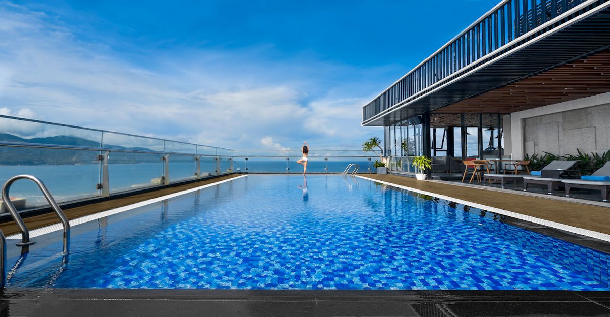 Pavilion Da Nang Hotel room interior in My Khe Beach