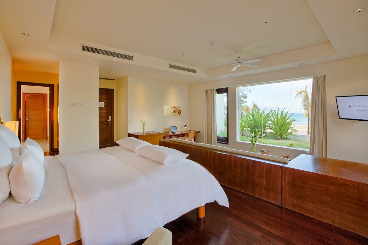 Pullman Danang Beach Resort pool and grounds in My Khe Beach