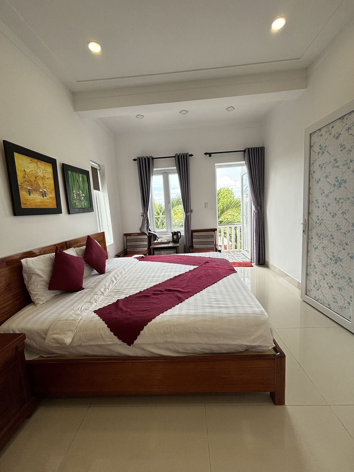 Red House Homestay pool and grounds in Hoi An Old Town