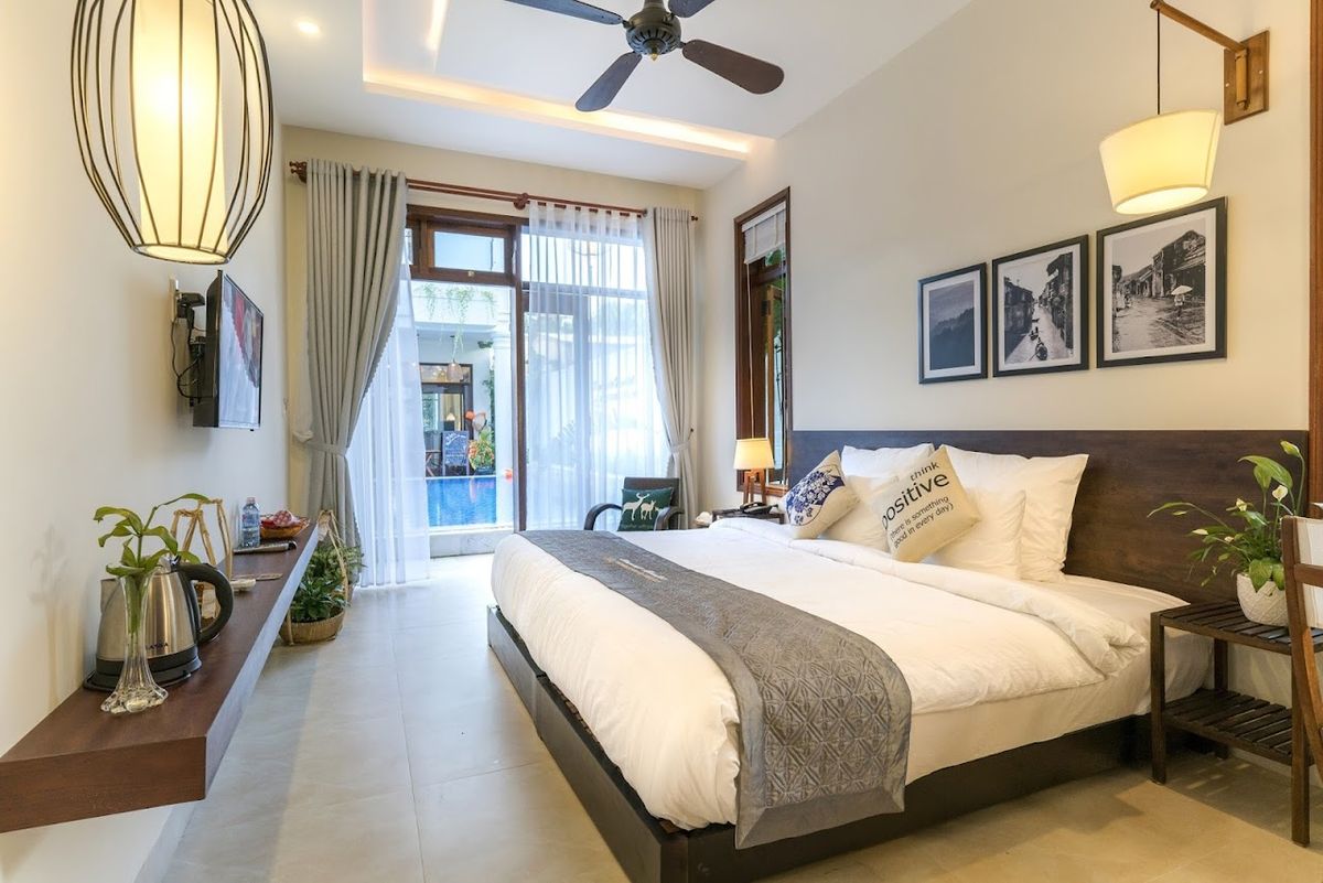 Riverside Hamlet Hoi An Homestay & Villa pool and grounds in An Bang Beach