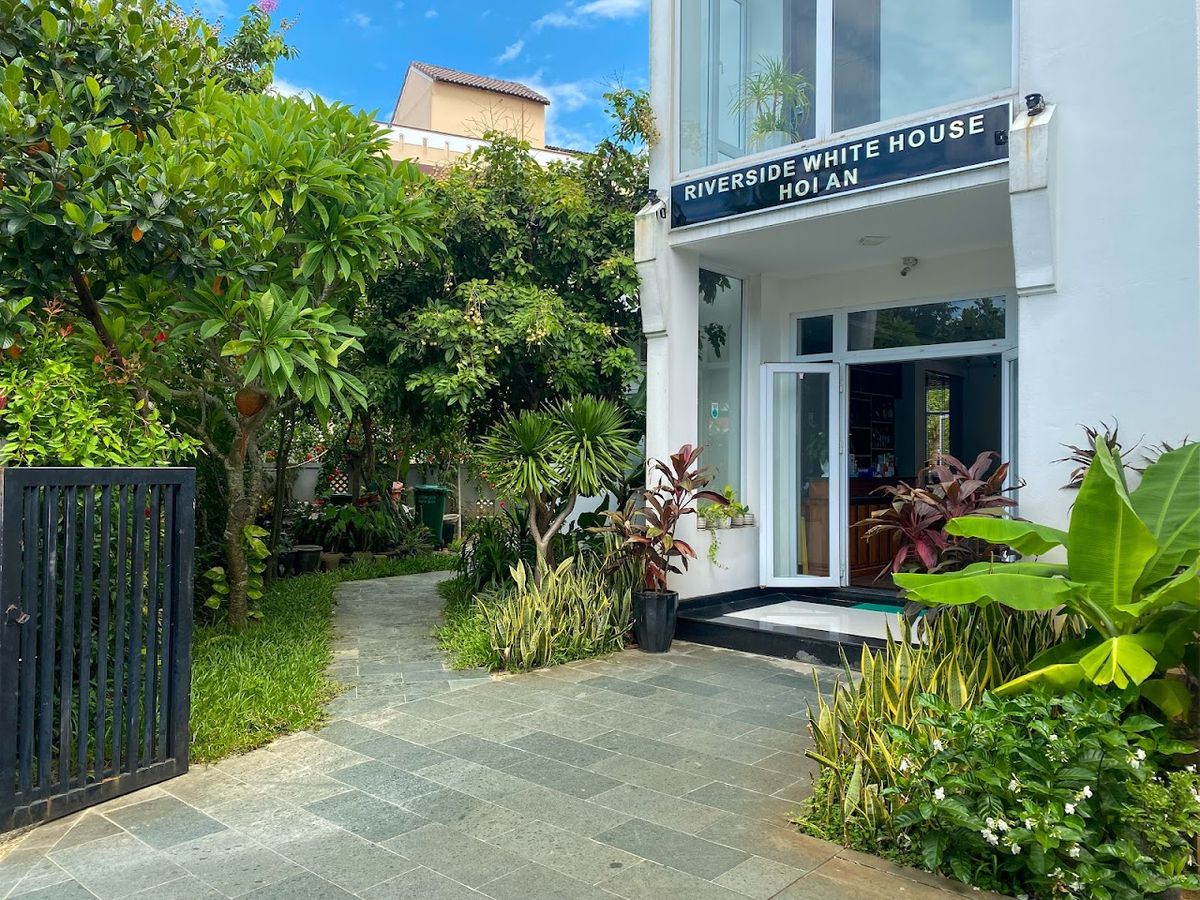 Riverside White House Hotel exterior in Hoi An Old Town