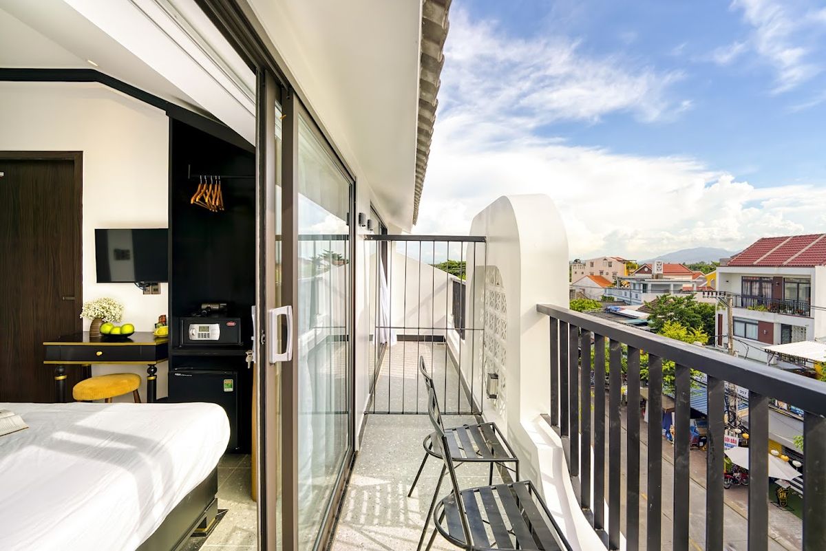Rokas Hoi An Boutique Hotel exterior in Cua Dai