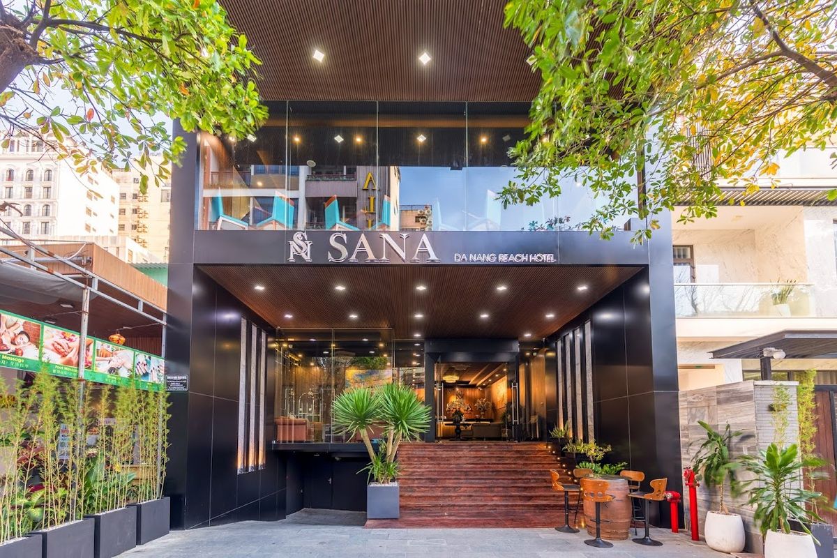 Sana Danang Beach Hotel exterior in An Thuong