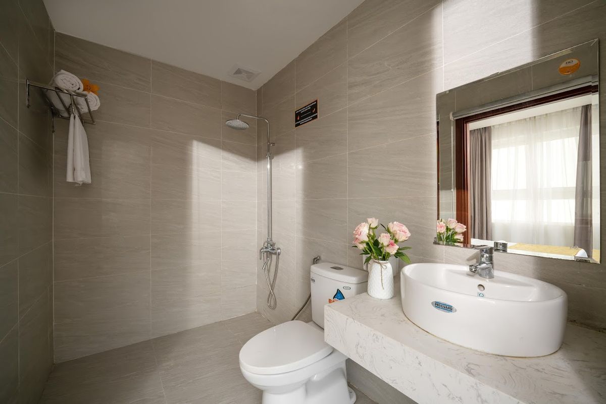 Sea Me Boutique Hotel room interior in An Thuong