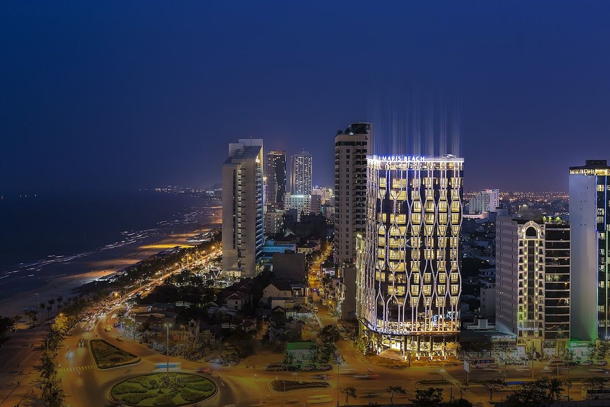 Stella Maris Beach Danang Hotel exterior in My Khe Beach