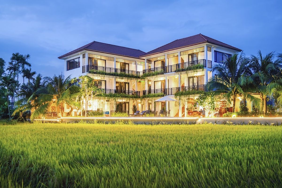 Sunkissed Paddy Hoi An Villa exterior in Cua Dai