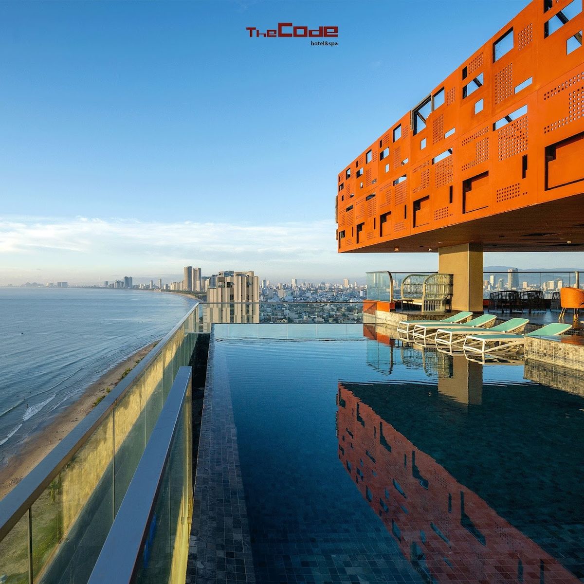 The Code Hotel & Spa exterior in Da Nang City Centre