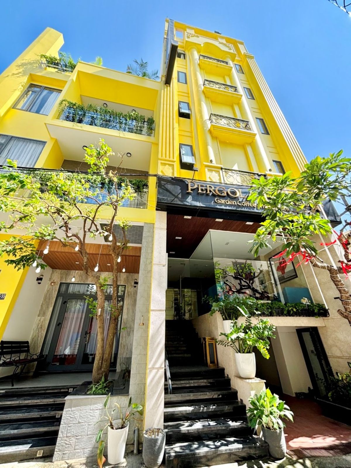 The Pergola Hotel Da Nang exterior in My Khe Beach