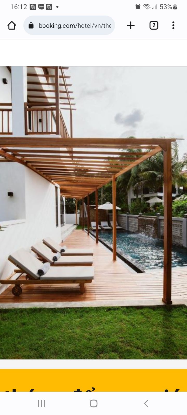 The Watermark Beachside Hotel exterior in An Bang Beach