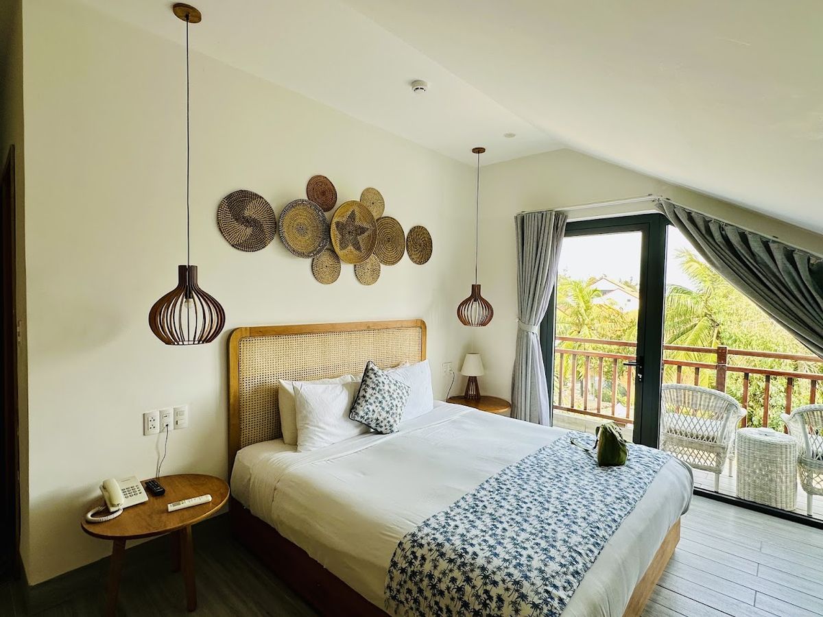 The Watermark Beachside Hotel pool and grounds in An Bang Beach